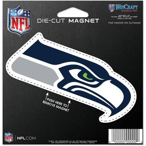 Seattle Seahawks Die Cut Logo Magnet