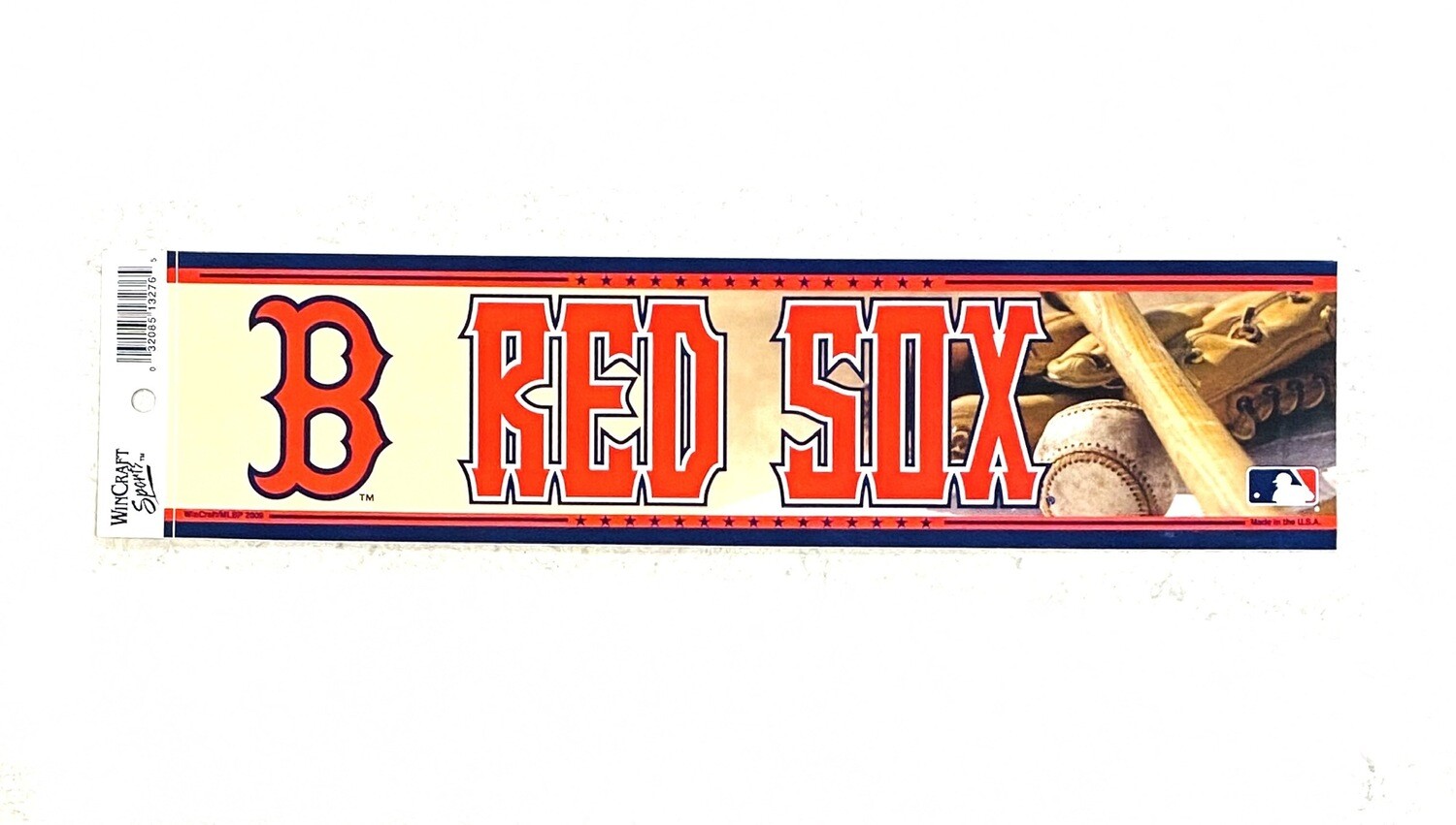 Boston Red Sox 3" x 12" Bumper Sticker