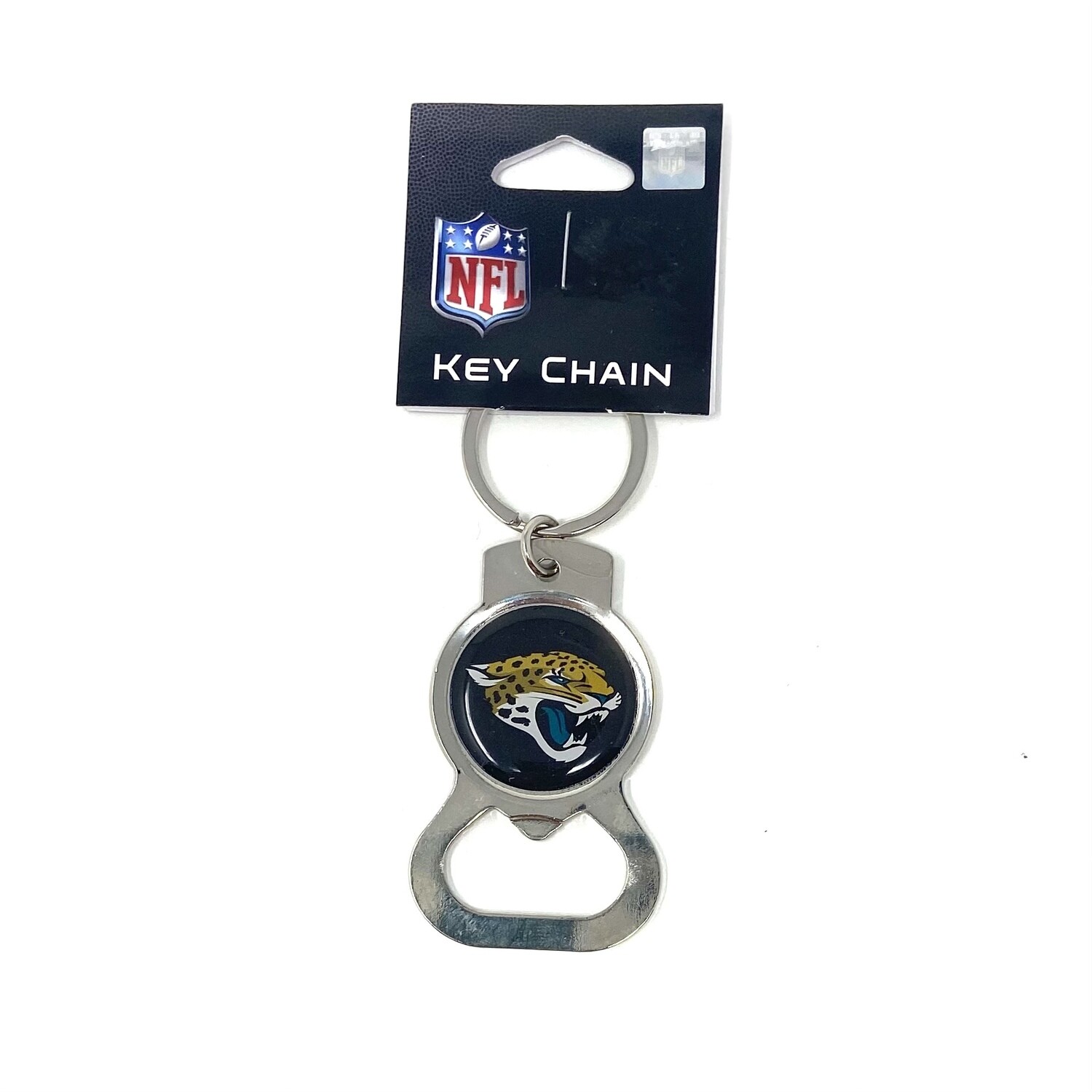 Jacksonville Jaguars Metal Key Ring and Bottle Opener