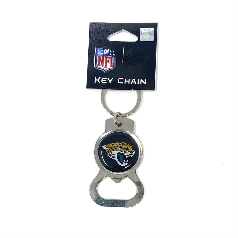 Jacksonville Jaguars Metal Key Ring and Bottle Opener