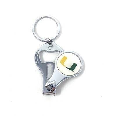 Miami Hurricanes 3 in 1 Keychain