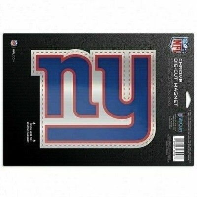 New York Giants Die Cut Chrome Magnet
