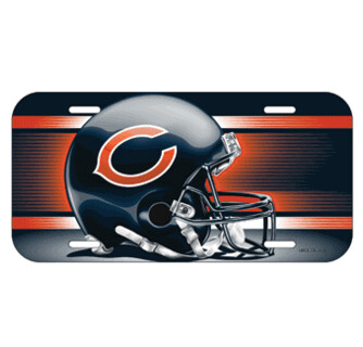Chicago Bears Plastic License Plate