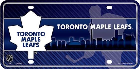 Toronto Maple Leafs Lightweight Metal License Plate