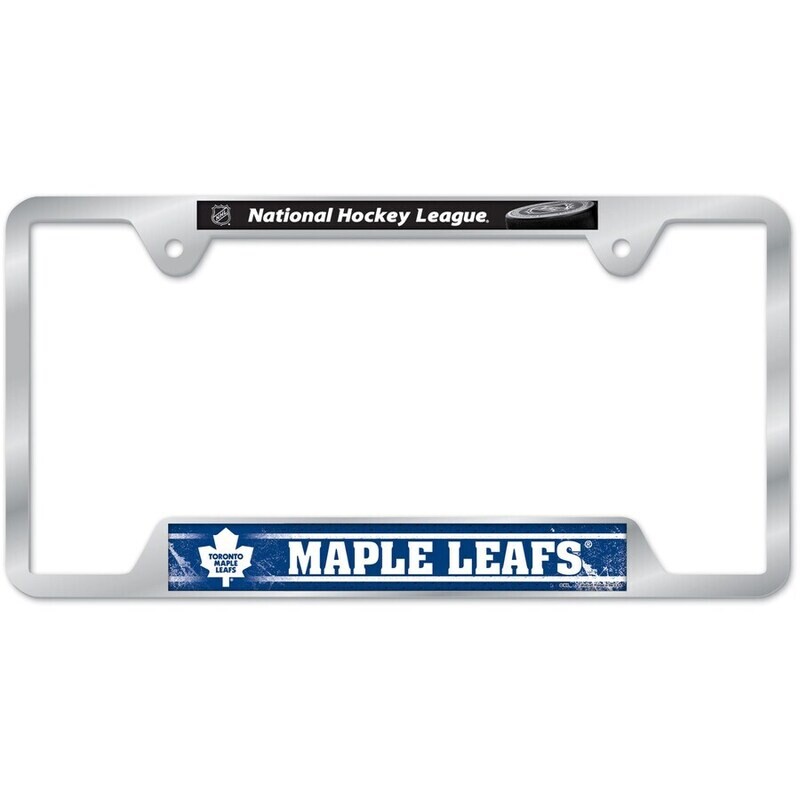 Toronto Maple Leafs Chrome Metal License Plate Frame