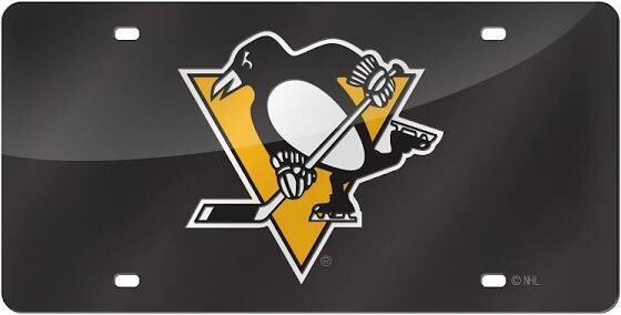 Pittsburgh Penguins Laser Tag License Plate