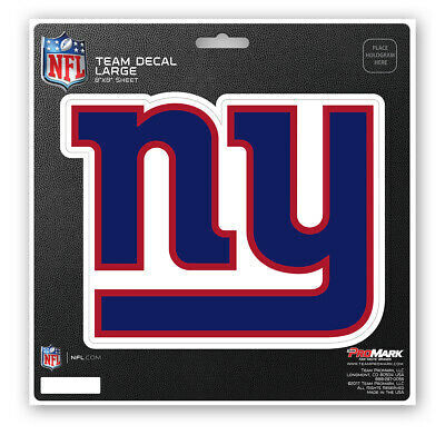 New York Giants 8" x 8" Large Team Color Cutout Decal