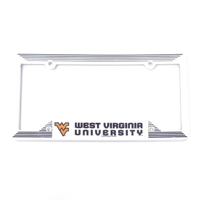 West Virginia Mountaineers Plastic License Plate Frame