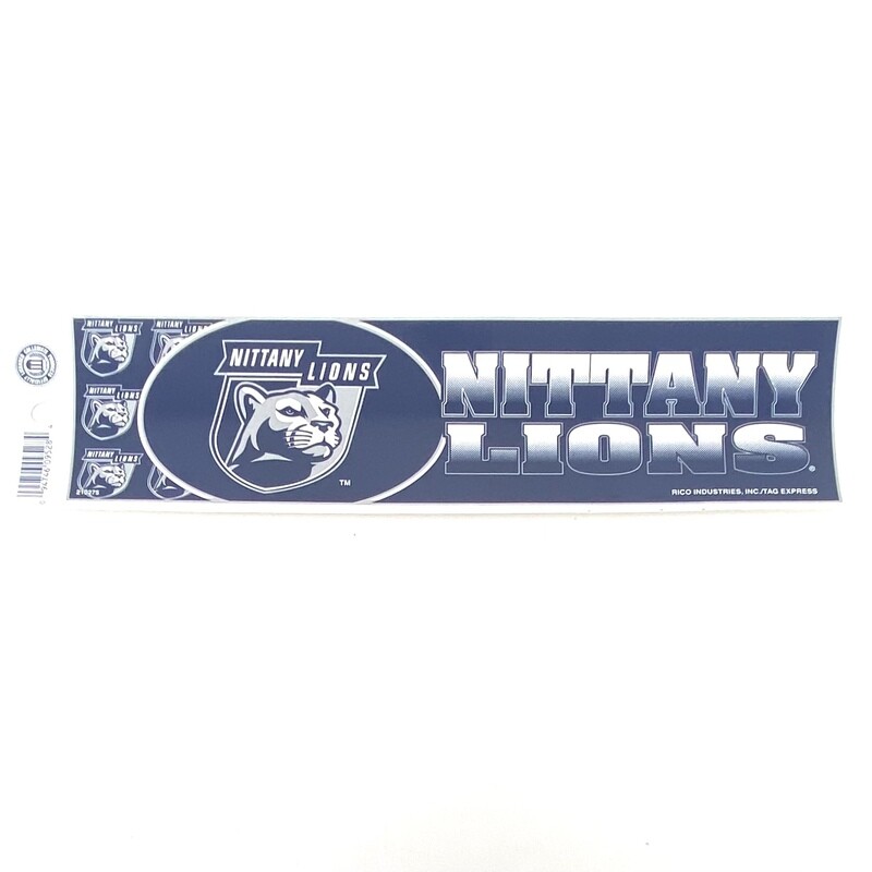 Penn State Nittany Lions 3" x 12" Bumper Sticker