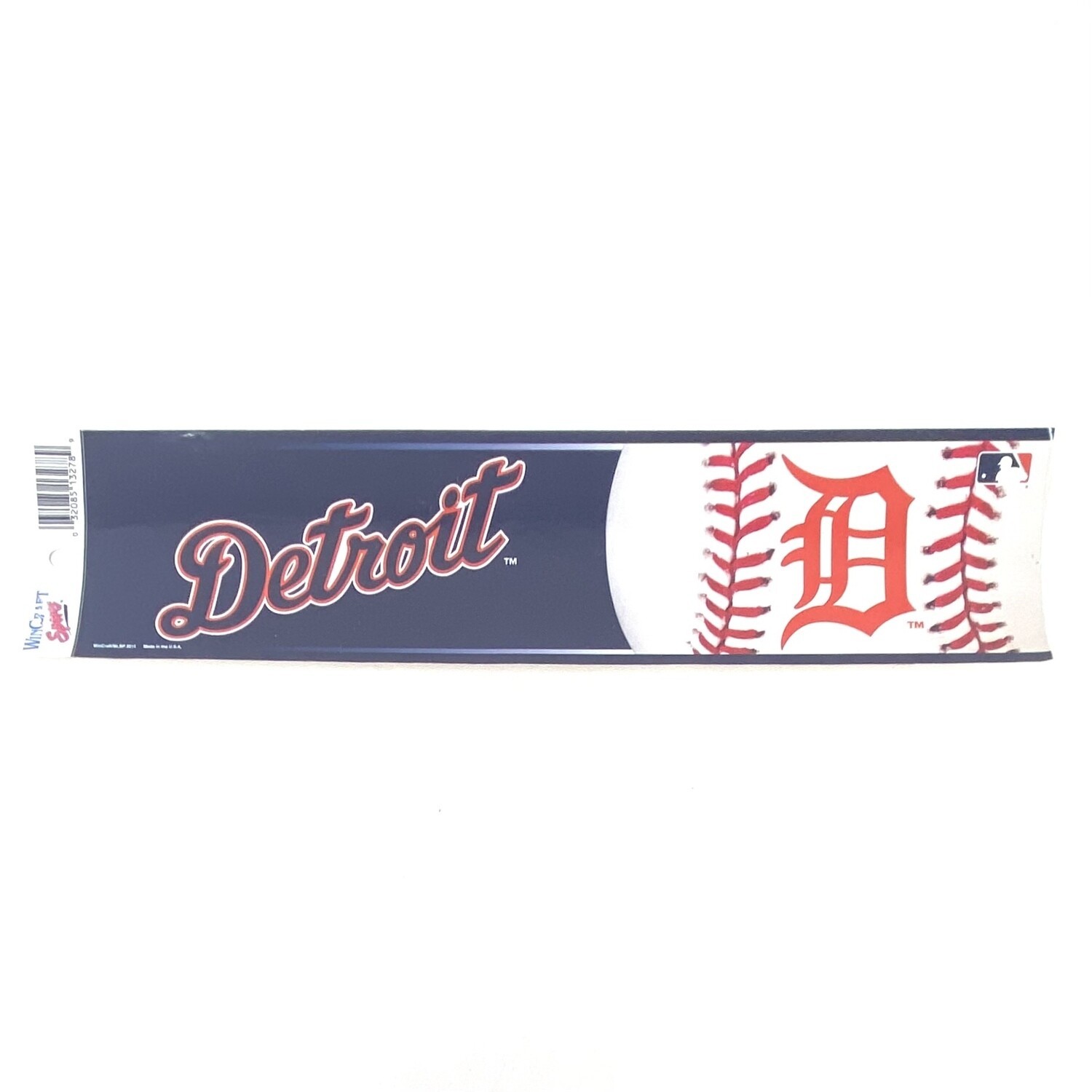 Detroit Tigers 3" x 12" Bumper Sticker