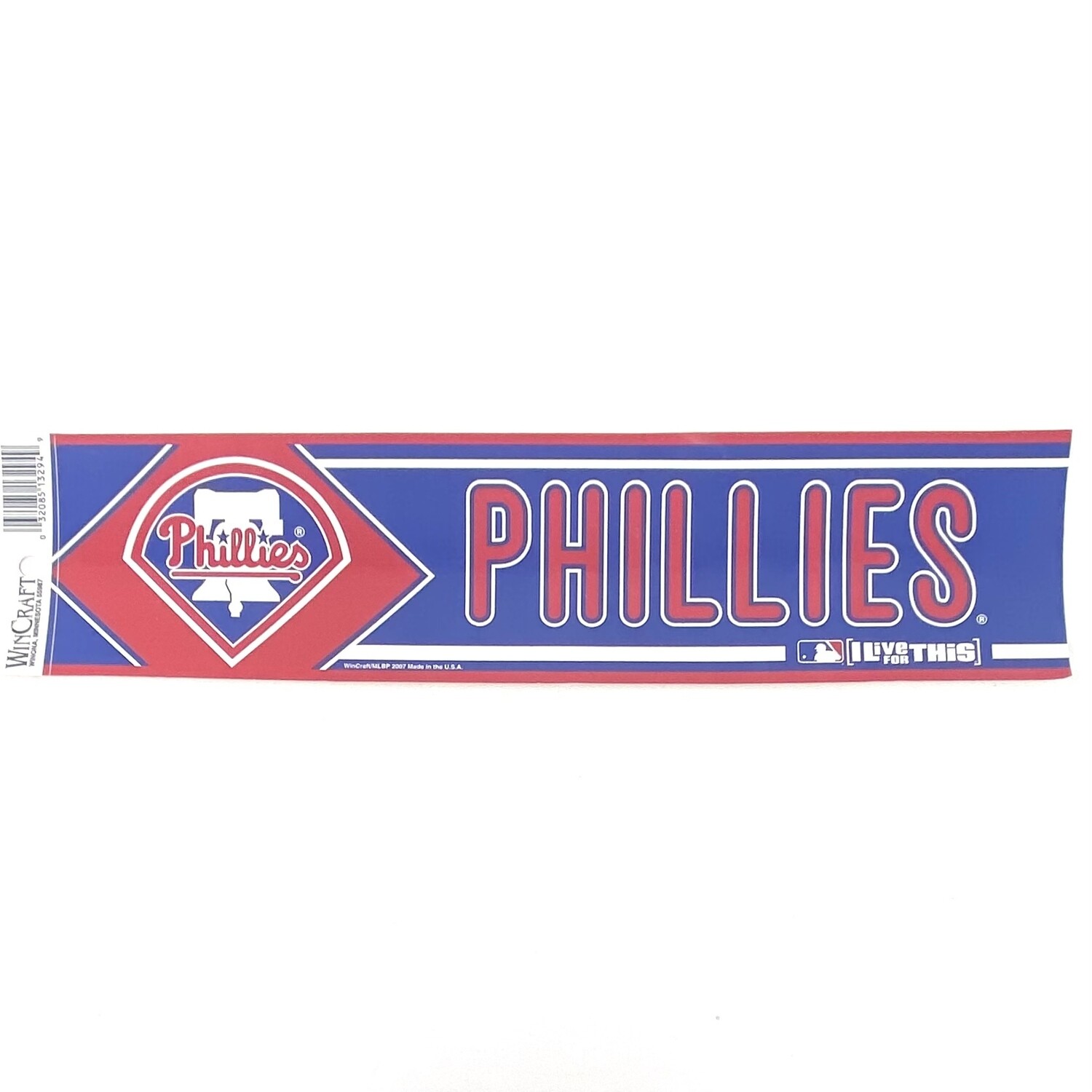 Philadelphia Phillies 3" x 12" Bumper Sticker