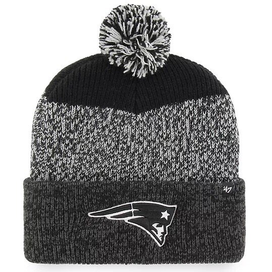 New England Patriots Men’s 47 Cuff Pom Knit Hat