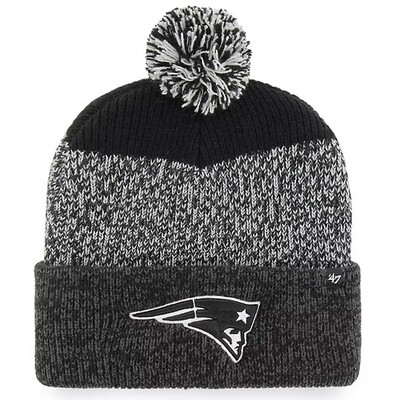 New England Patriots Men’s 47 Cuff Pom Knit Hat New England Patriots Men’s 47 Cuff Pom Knit Hat