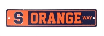 Syracuse Orange Way 3.75" x 19" Team Street Sign