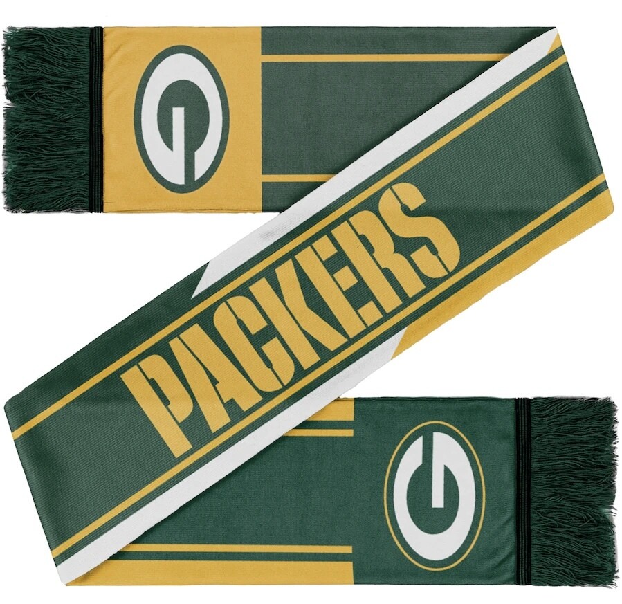 Green Bay Packers Color Wave Adult Knit Scarf