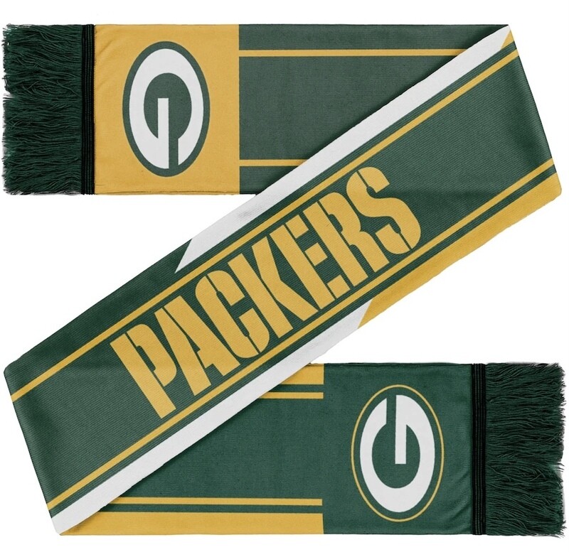 Green Bay Packers Color Wave Adult Knit Scarf