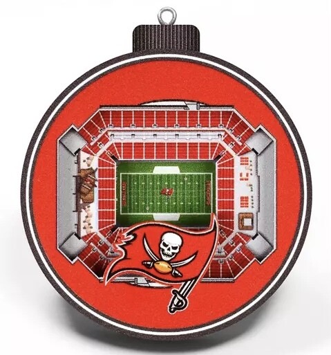 Tampa Bay Buccaneers 3D Stadium View Ornament