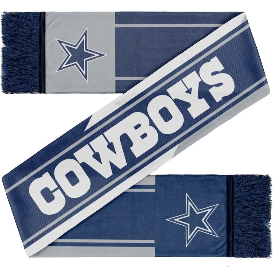 Dallas Cowboys Color Wave Adult Knit Scarf