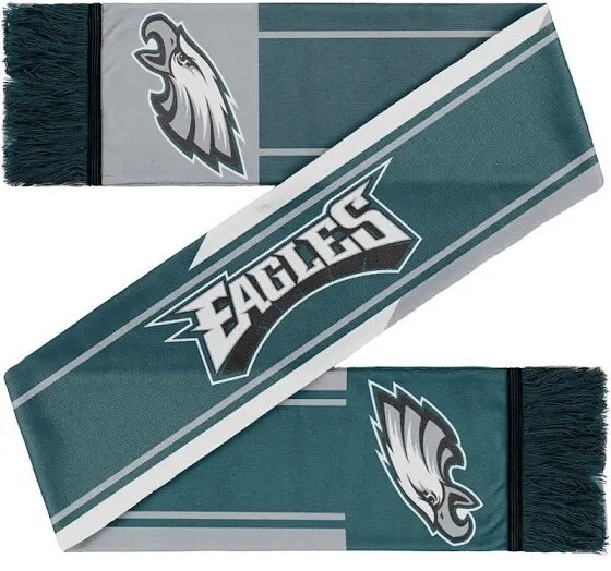 Philadelphia Eagles Color Wave Adult Knit Scarf