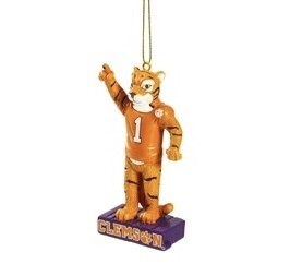 Clemson Tigers Mascot Statue Christmas Ornament