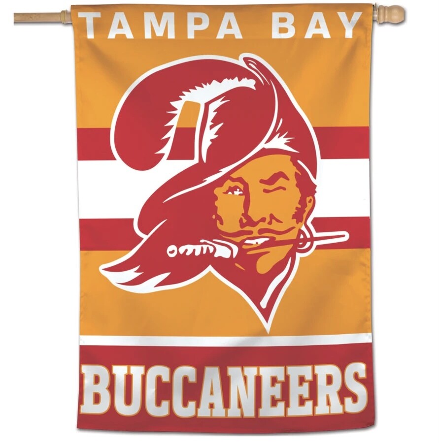 Tampa Bay Buccaneers Retro 28" x 40" Vertical Flag