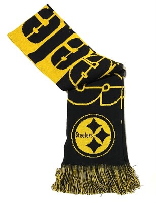Pittsburgh Steelers Adult Knit Scarf Pittsburgh Steelers Adult Knit Scarf