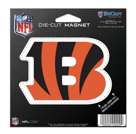 Cincinnati Bengals Die Cut Logo Magnet