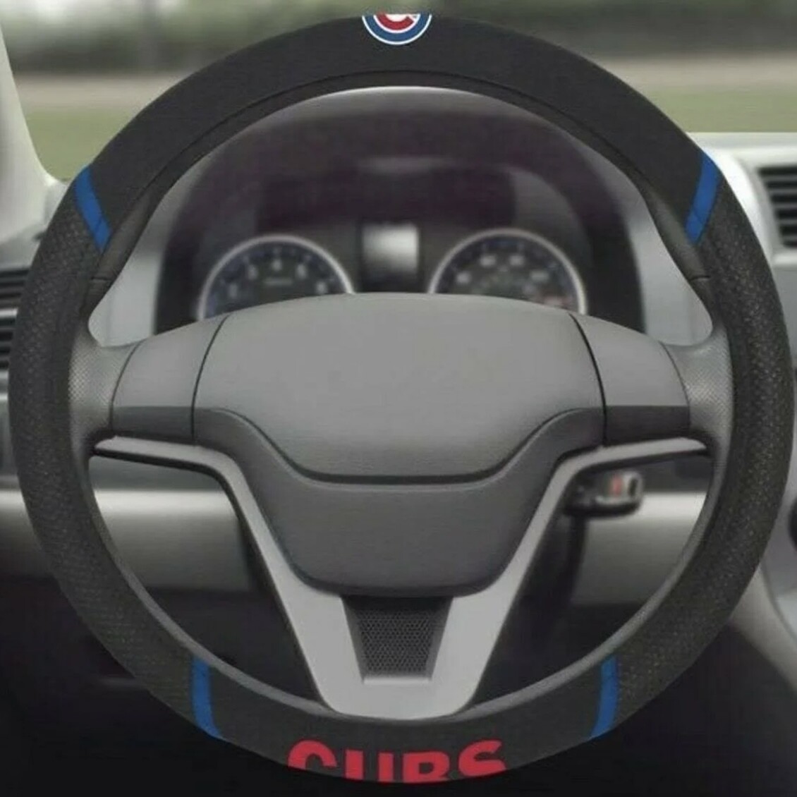 Chicago Cubs Embroidered Car Steering Wheel Cover