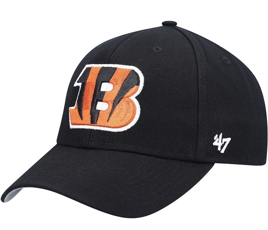 Cincinnati Bengals Men's 47 Brand MVP Logo Adjustable Hat