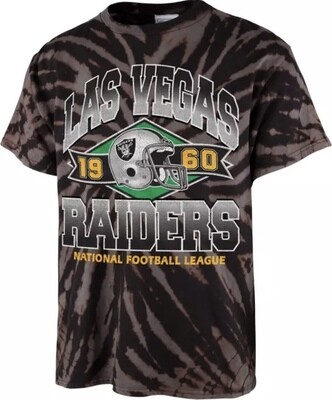 Las Vegas Raiders Men’s Tie Dye 47 Brand Legacy T-Shirt