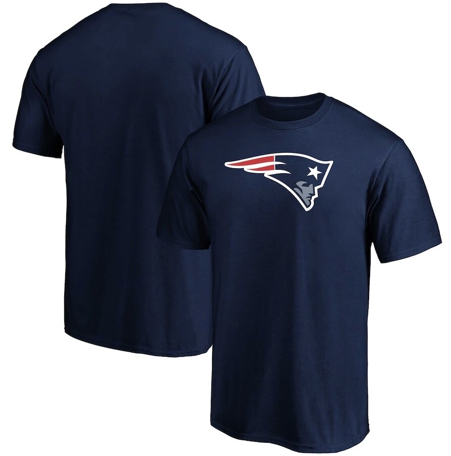 New England Patriots Men's Fanatics Branded Navy Primary Team Logo T-Shirt