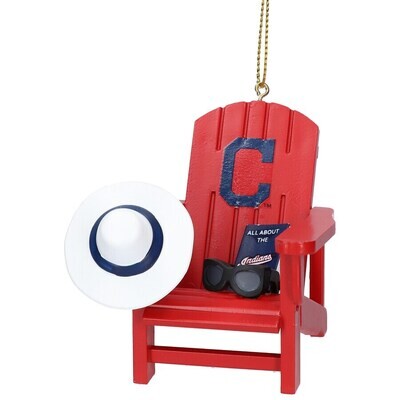 Cleveland Indians Adirondack Chair Christmas Ornament