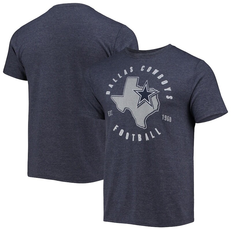 Dallas Cowboys Men’s Navy Berish Tri-Blend T-Shirt