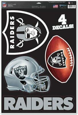 Las Vegas Raiders 11" x 17" Multi-Use 4 Piece Decal