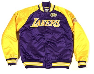 Los Angeles Lakers Men's NBA Finals 2000 Satin Mitchell & Ness Full-Snap Jacket