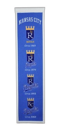 Kansas City Royals 8" x 32" Heritage Banner