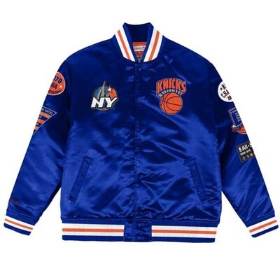 New York Knicks Men's Champ City Satin Starter Jacket