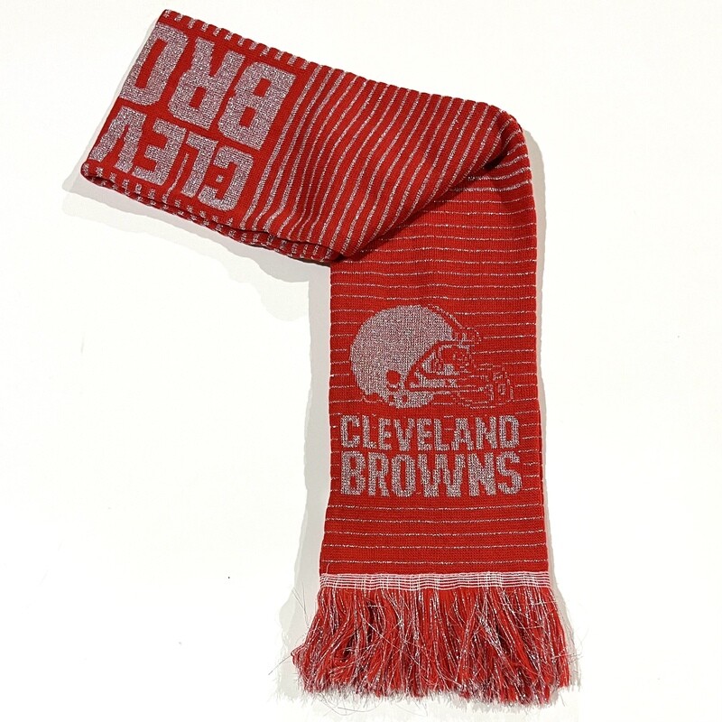 Cleveland Browns Women’s Adult Knit Sparkle Scarf