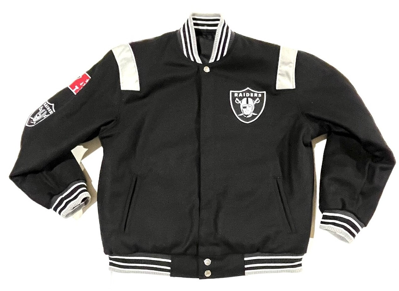 Las Vegas Raiders Men’s Reversible Full Button Jacket