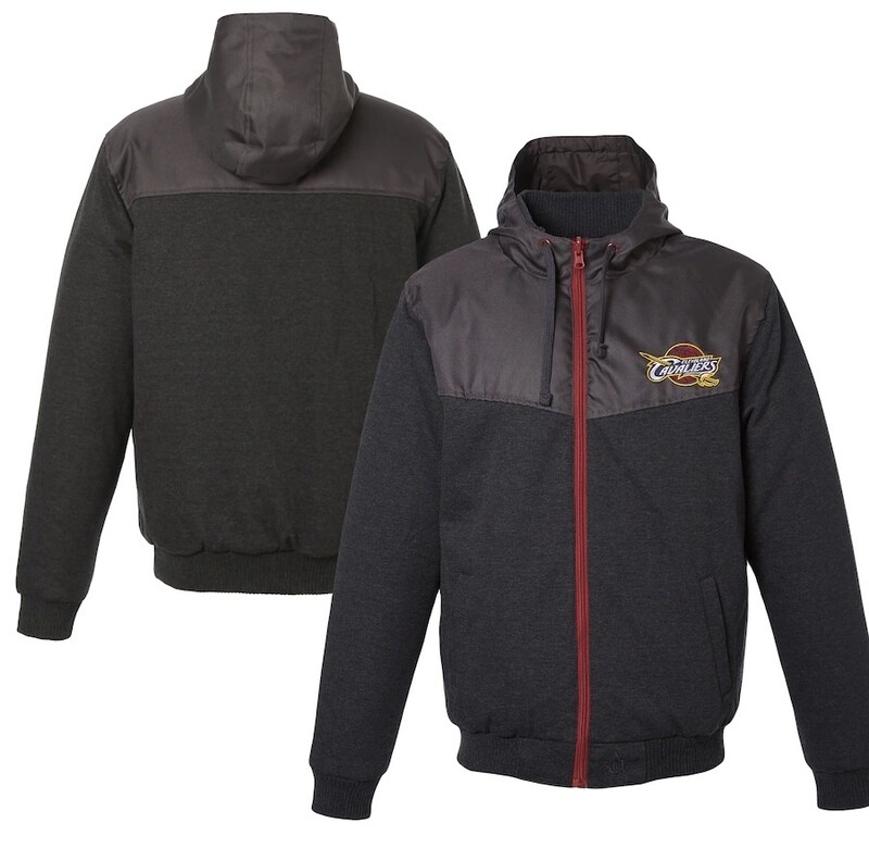 Cleveland Cavaliers Men's Full Zip Reversible Hooded Jacket