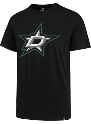 Dallas Stars Men’s 47 Brand Black Imprint Logo T-Shirt