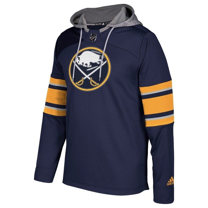 Buffalo Sabres Men’s Adidas Jersey Crew Pullover Hoodie Buffalo Sabres Men’s Adidas Jersey Crew Pullover Hoodie