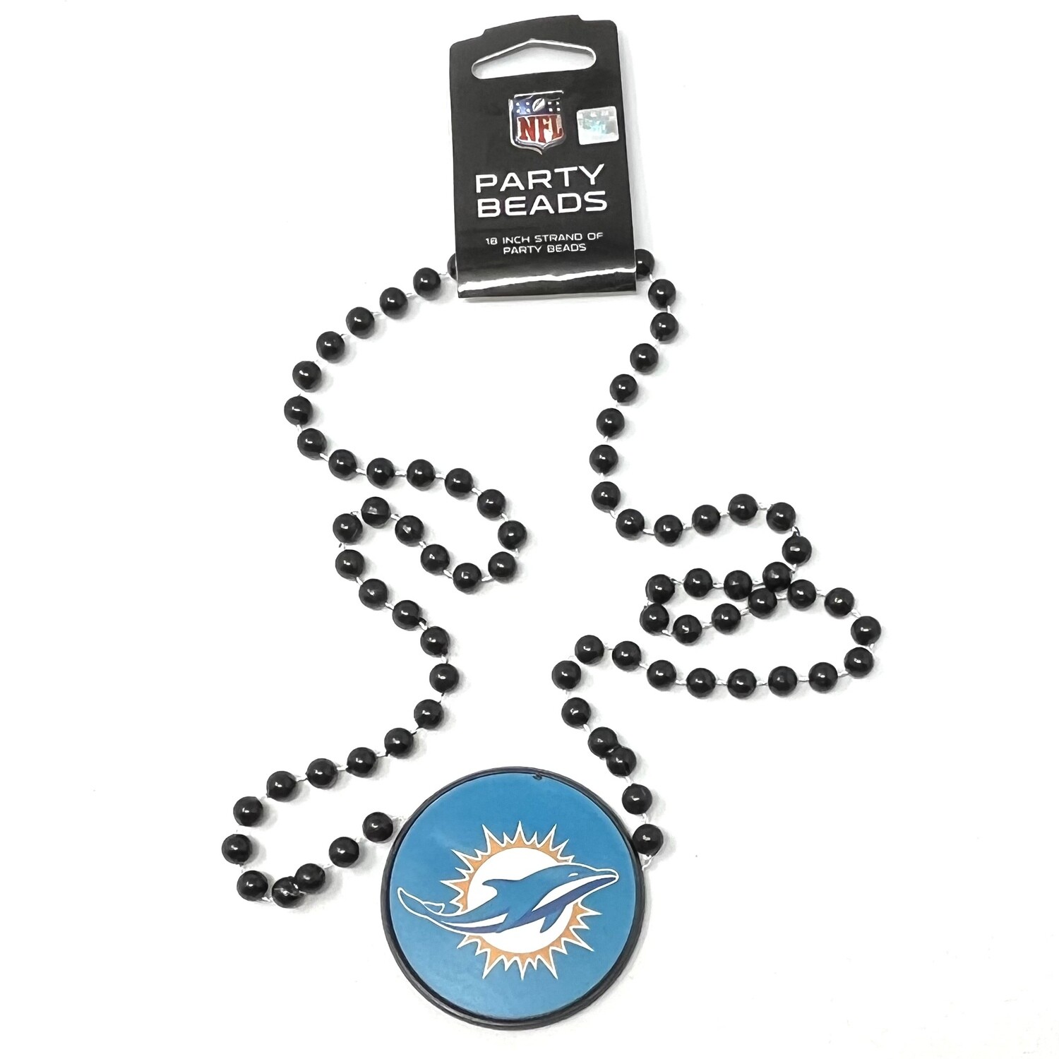 Miami Dolphins Party Beads Necklace