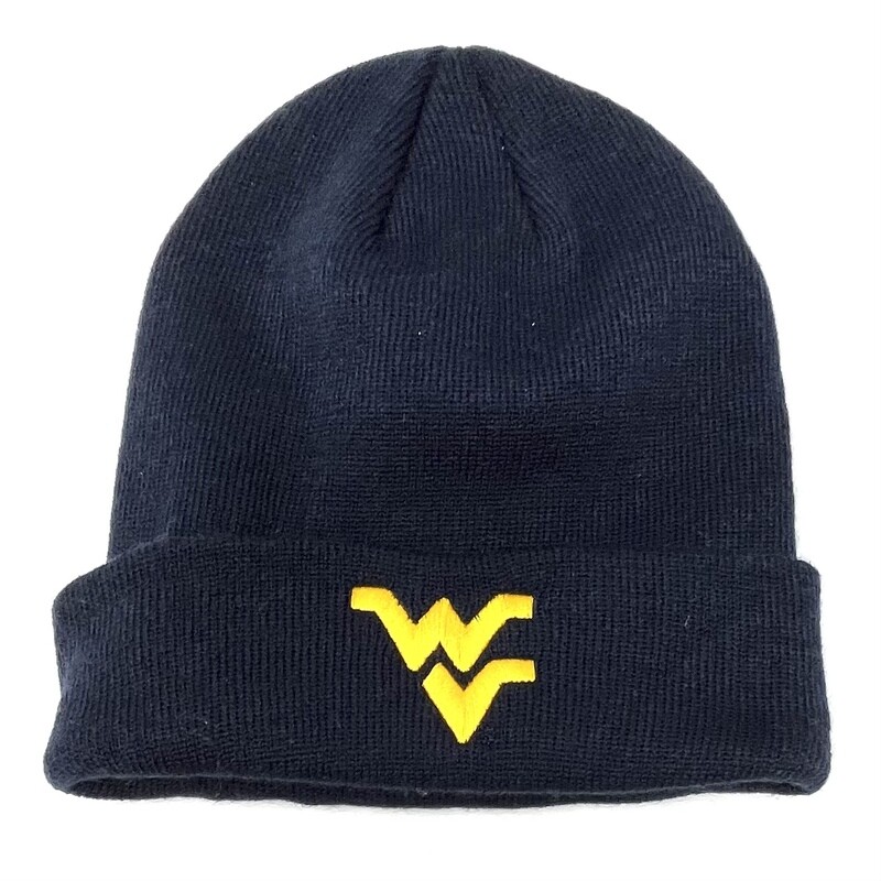 West Virginia Mountaineers Men's Top of the World Cuffed Knit Hat