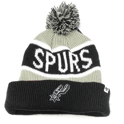San Antonio Spurs Men’s 47 Brand Cuffed Pom Knit Hat