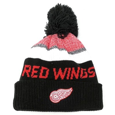 Detroit Red Wings Youth NHL Cuffed Pom Knit Hat