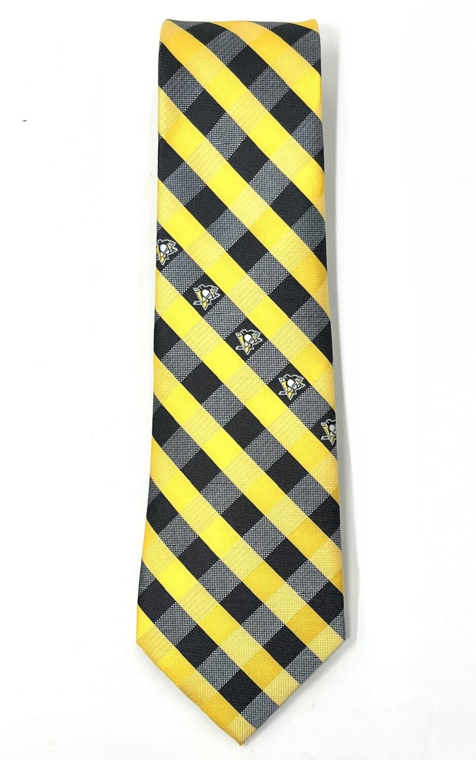 Pittsburgh Penguins Men's Woven Geo Striped Necktie