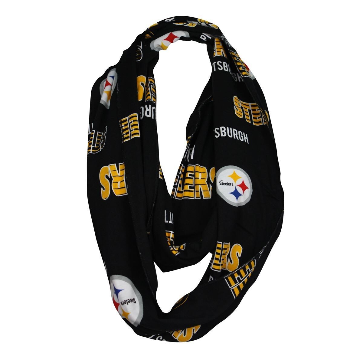 Pittsburgh Steelers Women’s Black Infinity Scarf