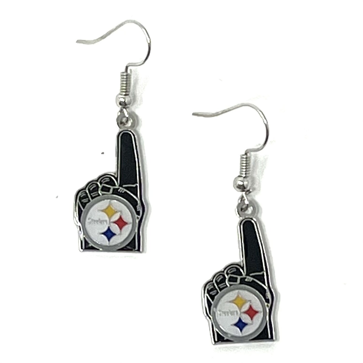 Pittsburgh Steelers #1 Dangle Earrings