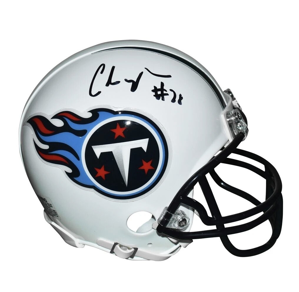 Tennessee Titans Chris Johnson Autographed Mini Helmet